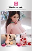 AYIYUN Rong Er high quality realistic breasts real silicone sex dolls realistic vagina anal mouth female sex dolls male sexy produced by AUTOMATICWOMAN